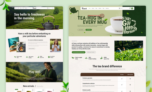 Teaco Tea Company and Organic Store WordPress Theme