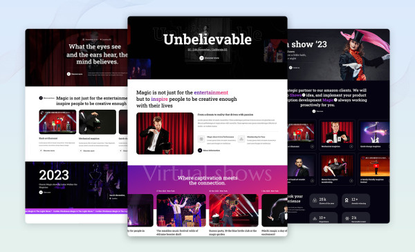 Magico Magicians Artists WordPress Theme