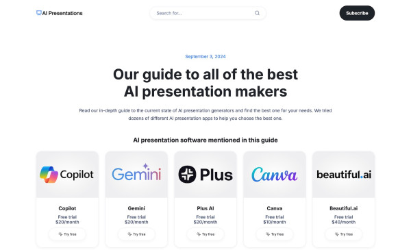 AI Presentation Makers