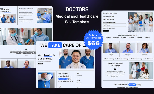 Doctors Wix Template