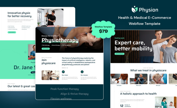 Physion Webflow Template
