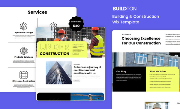 Buildton Wix Template