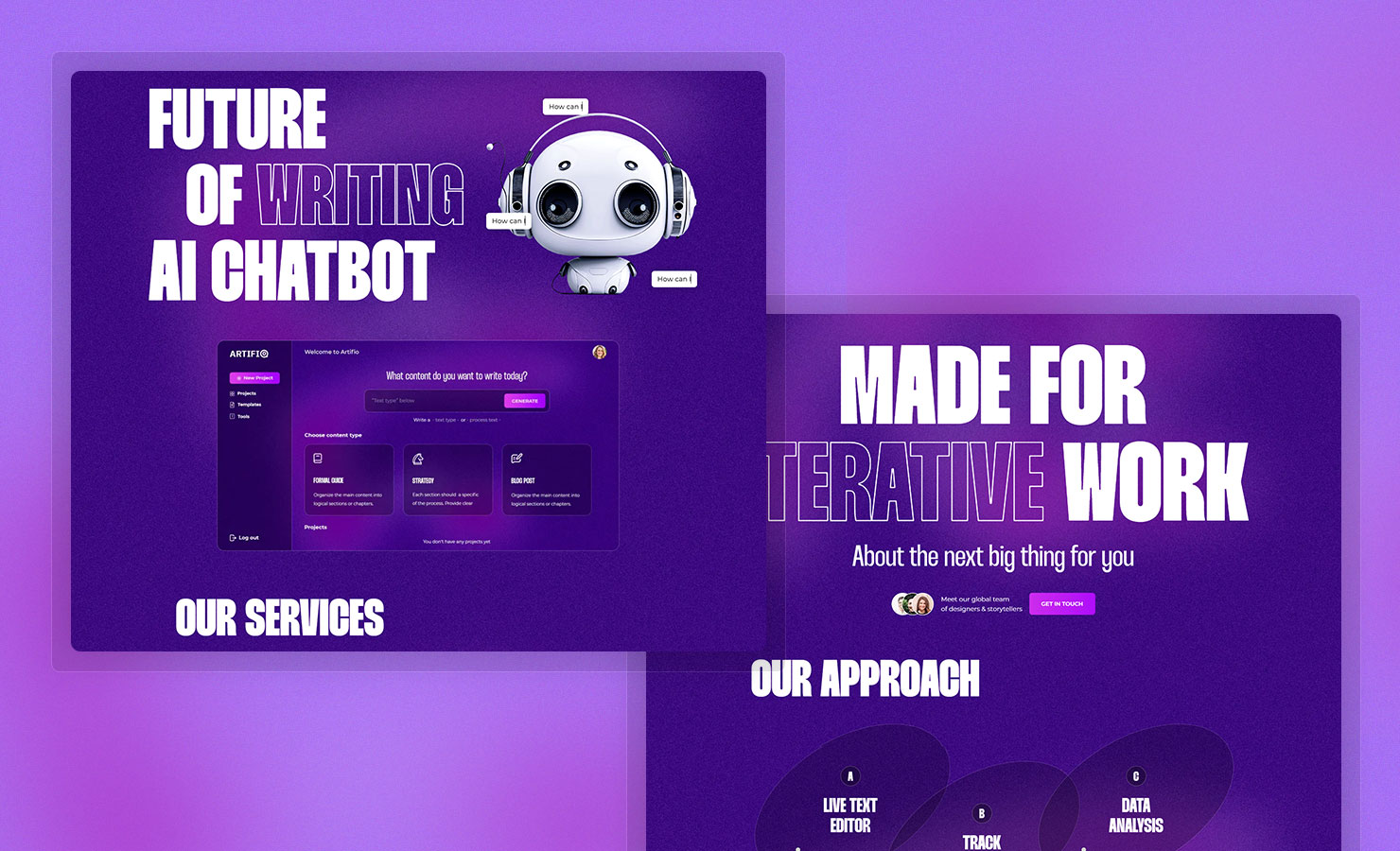 Artifo Technology Website Webflow Template