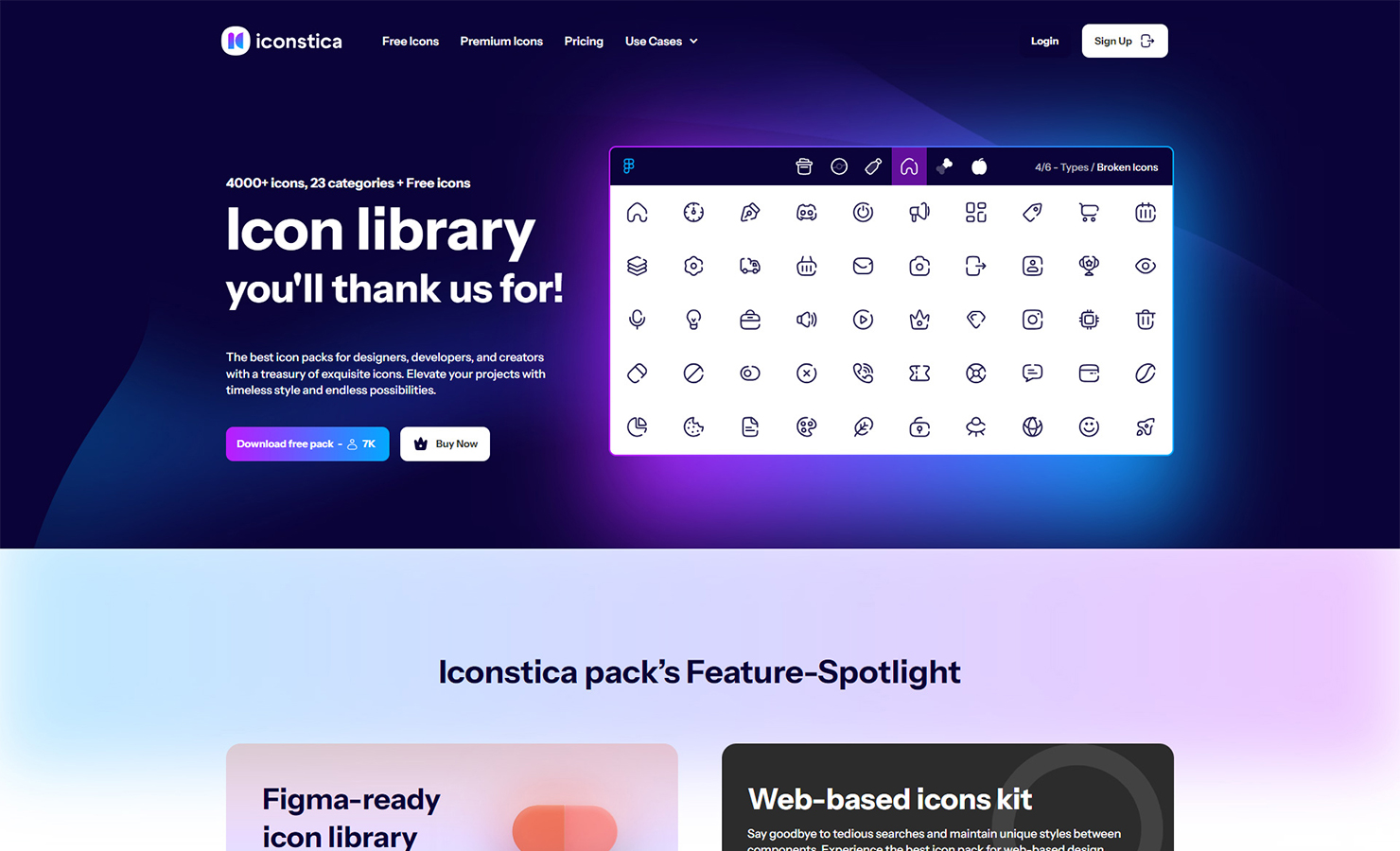 Iconstica Icon Library