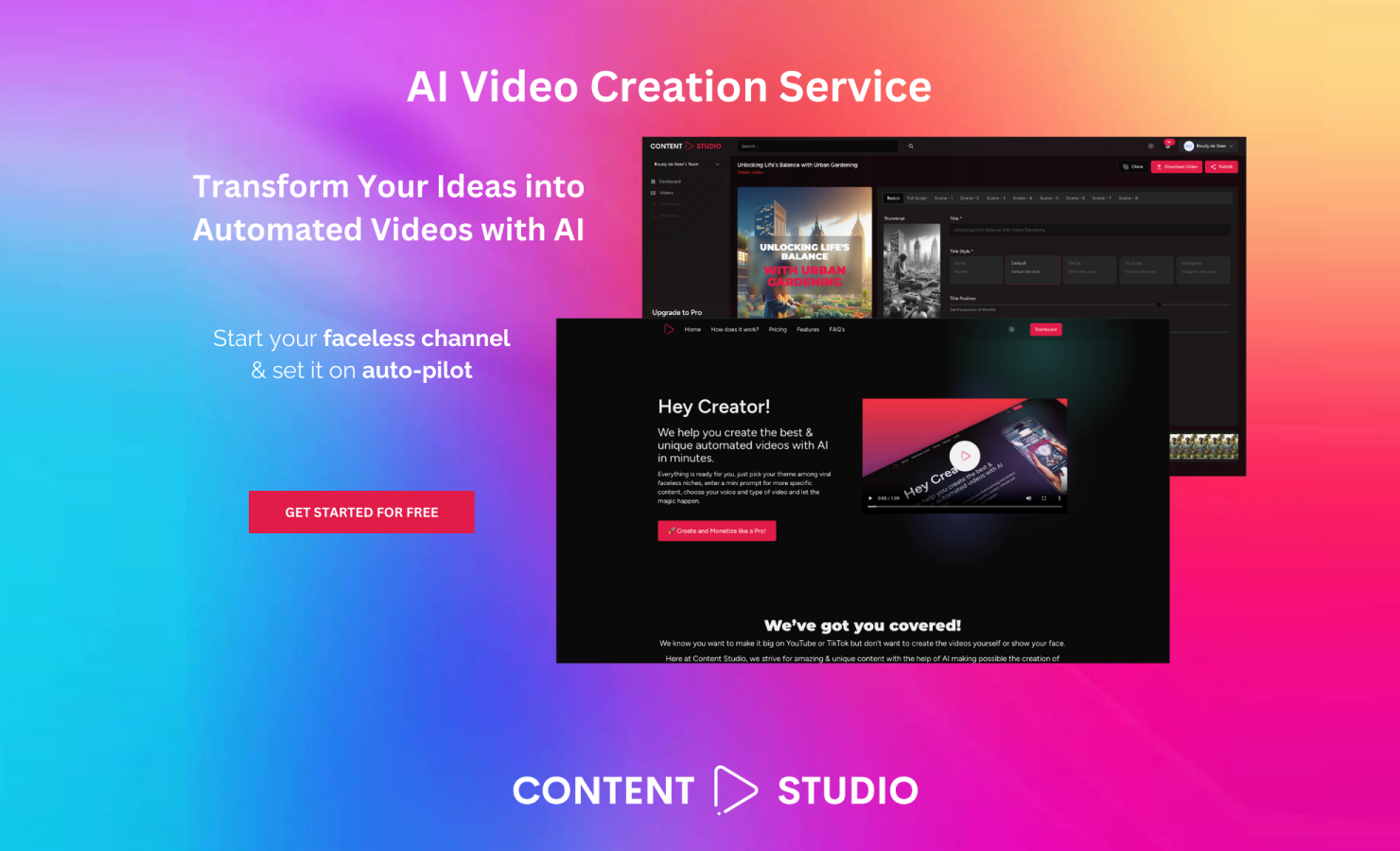 ContentStudio AI