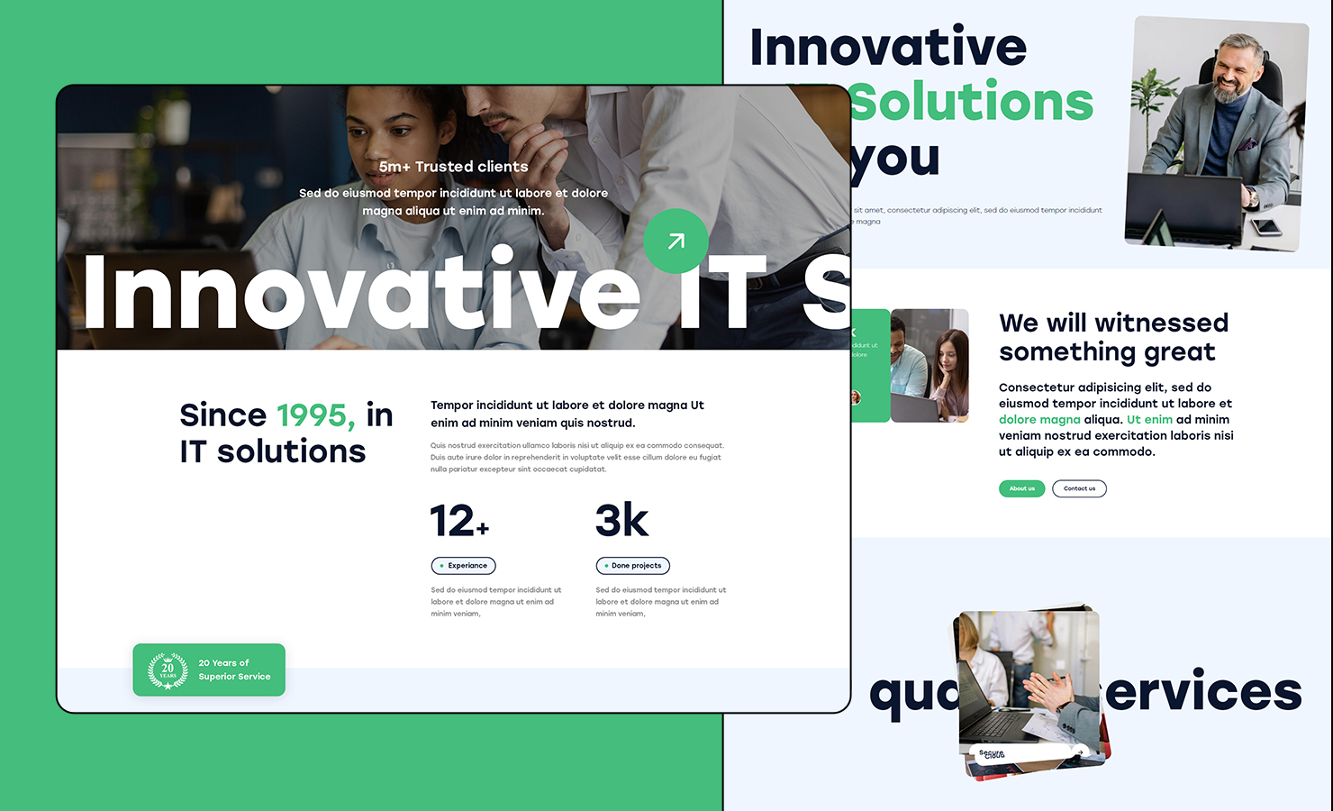 Itflowio IT company Website WebFlow Template