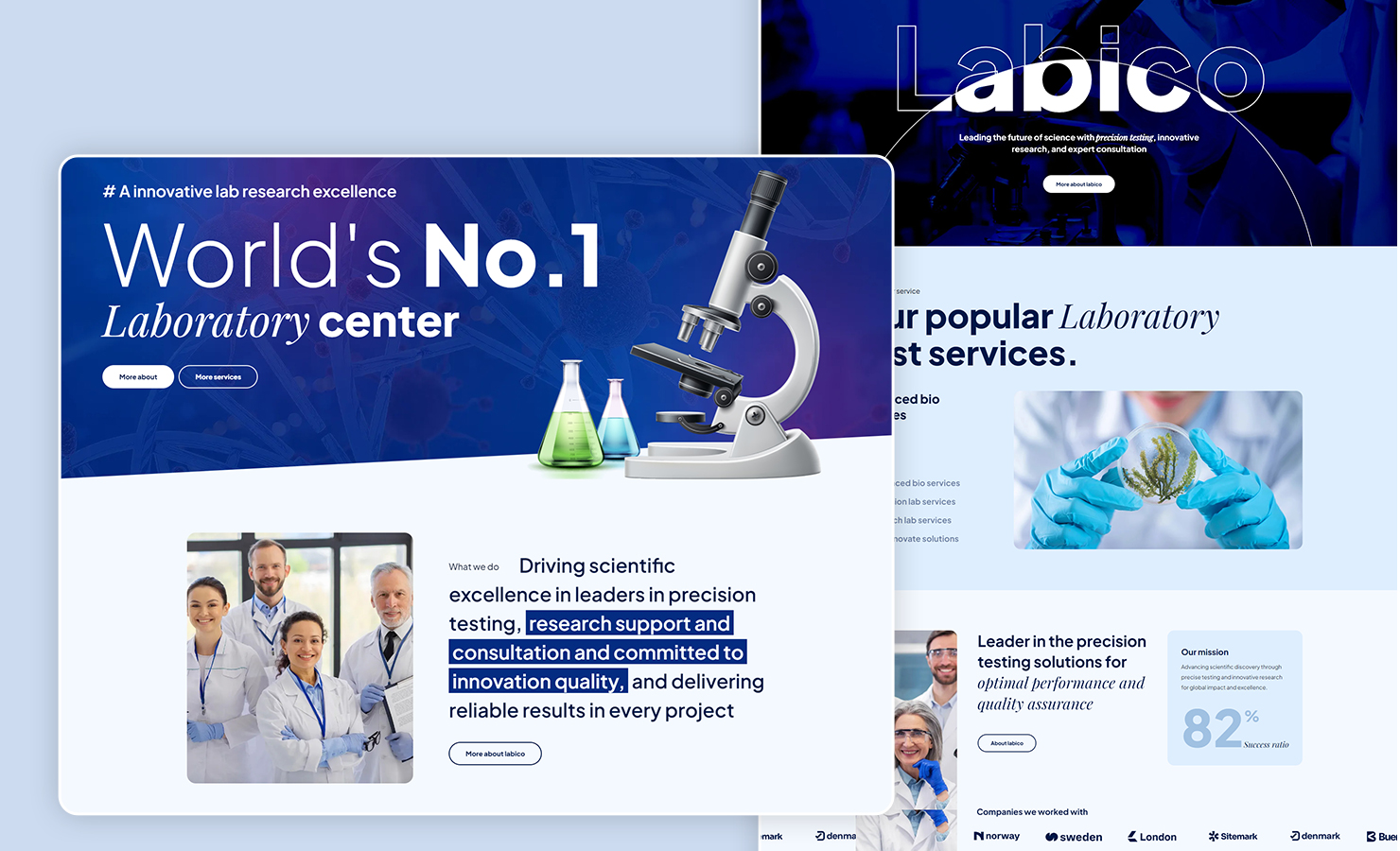 Labico Medical Website WebFlow Template