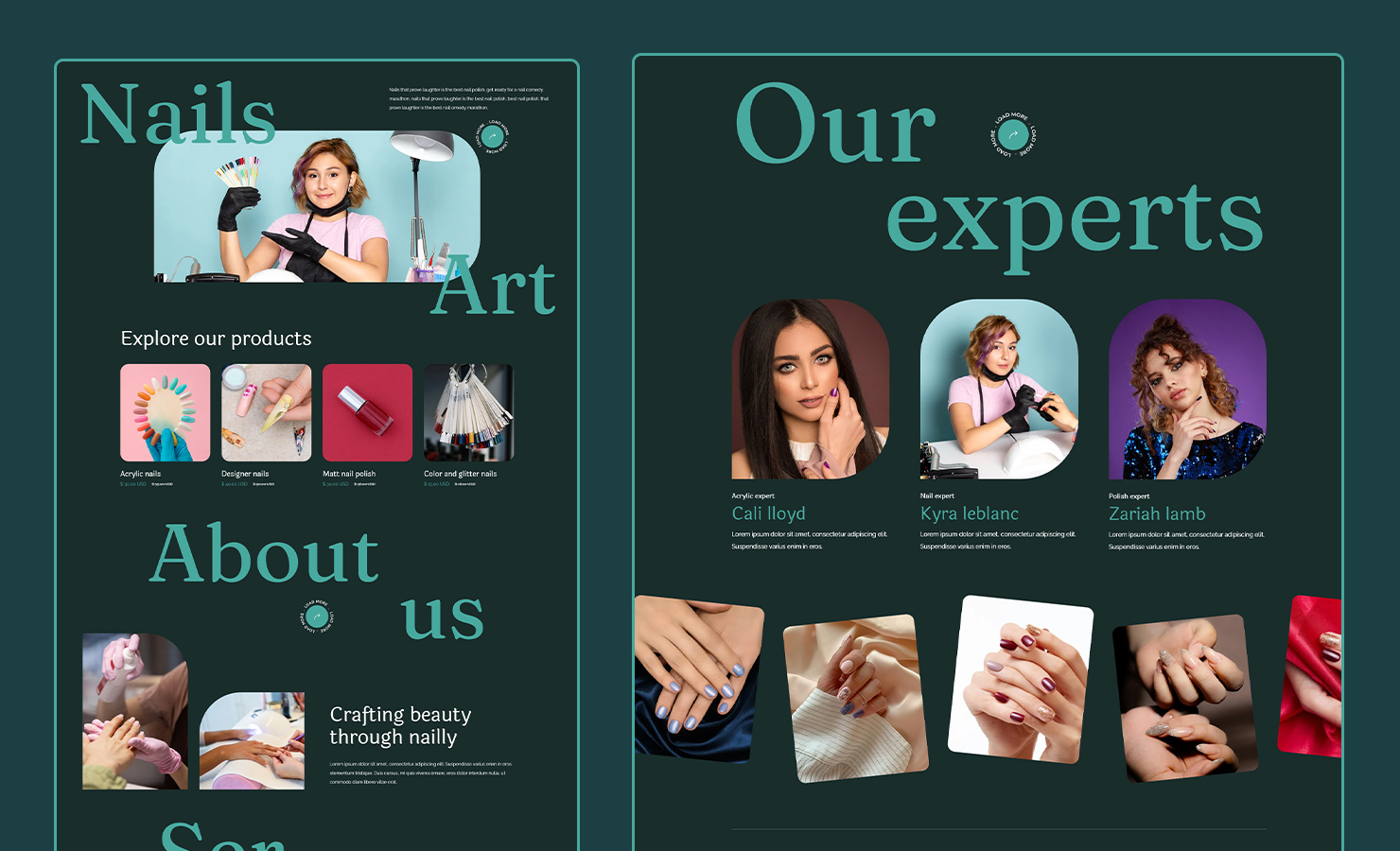 Nailly Beauty and Wellness Website Webflow Template