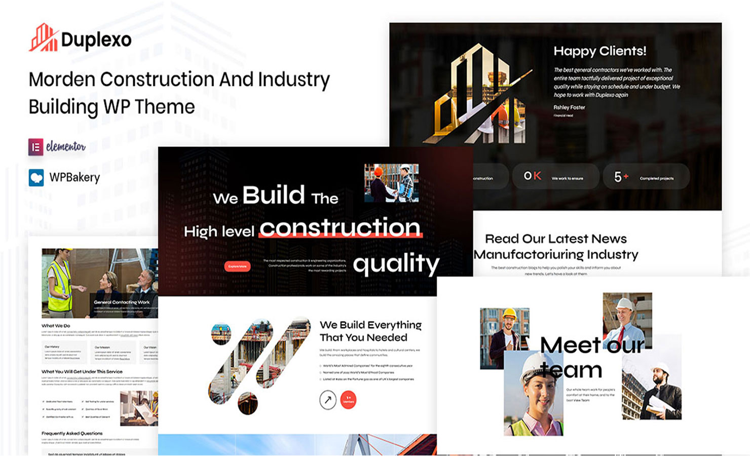 Duplexo Construction Renovation WordPress Theme