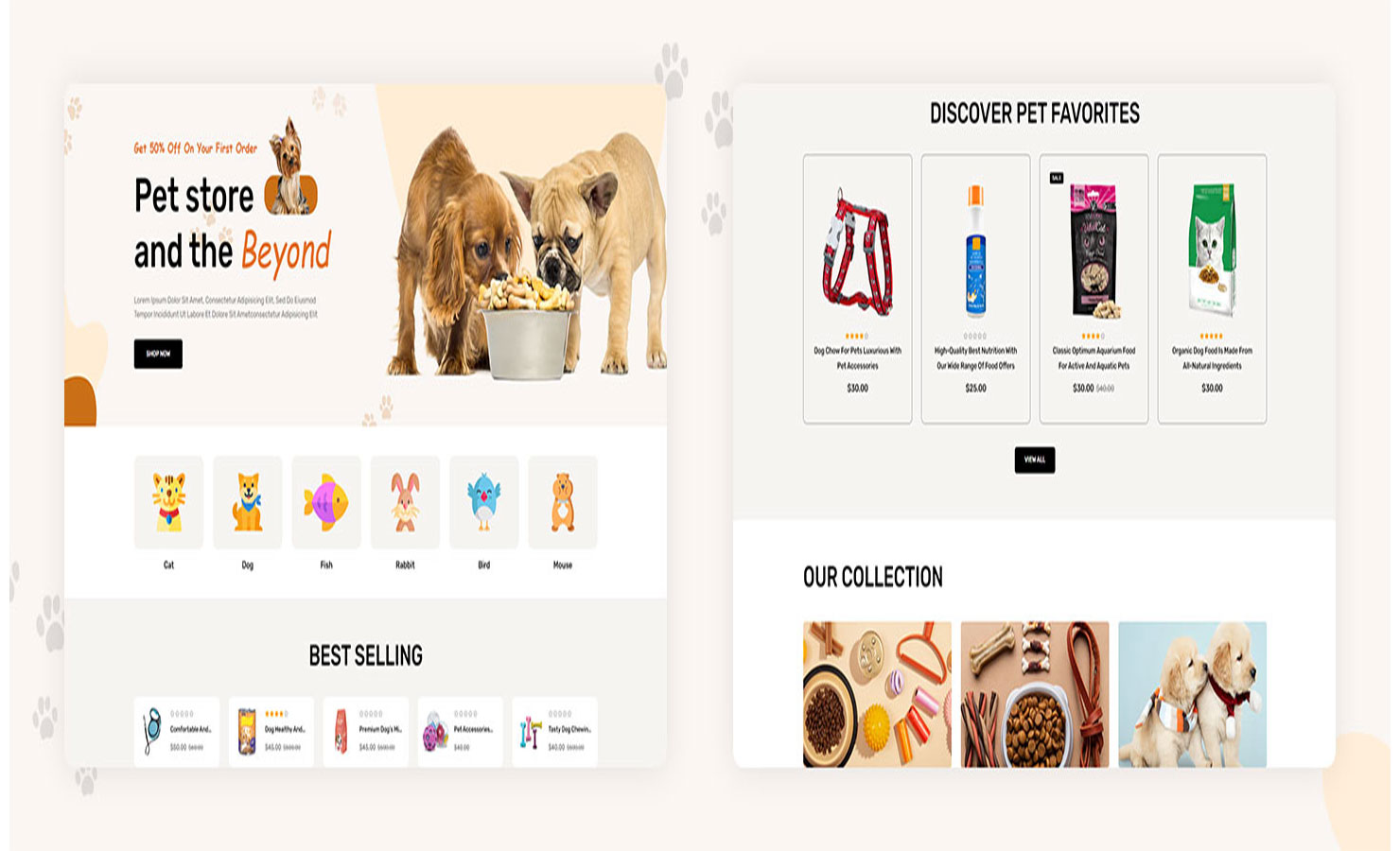 Pettile Pet Store and Pet Food Shopify Theme