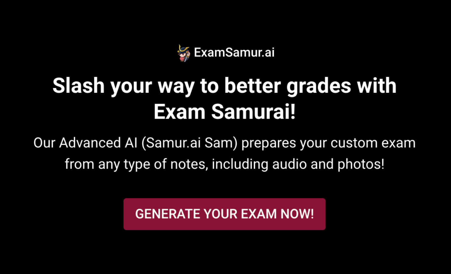 Exam Samurai