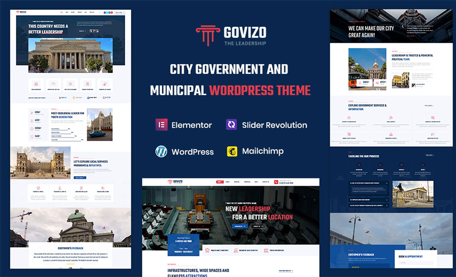 Govizo Municipal and Government WordPress Theme