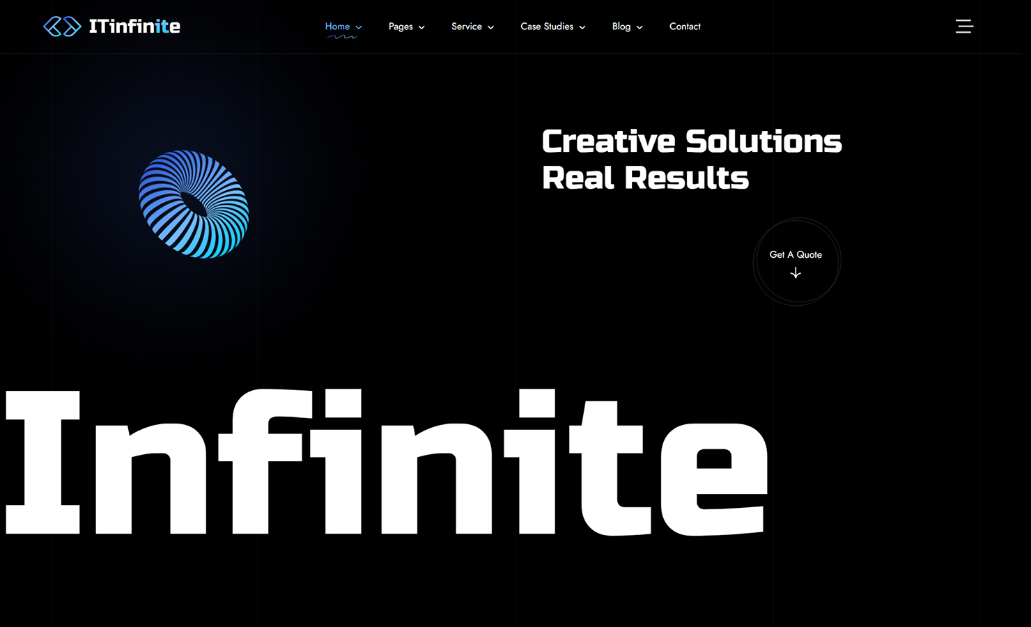 IT Infinite IT Solutions and Services Company HTML5 Template