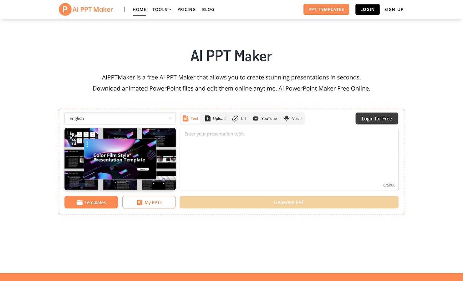 AI PPT Maker