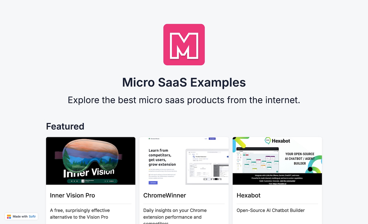 Micro SaaS Examples