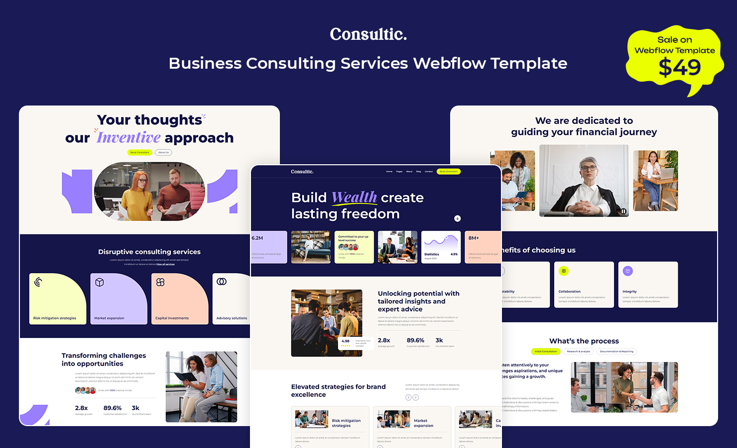 Consultic Webflow Template