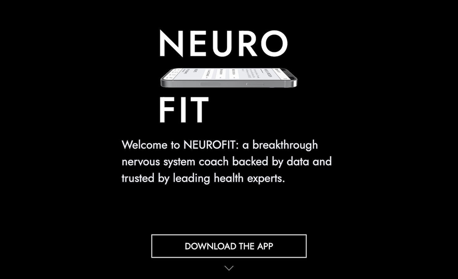 NEUROFIT App Product Demo